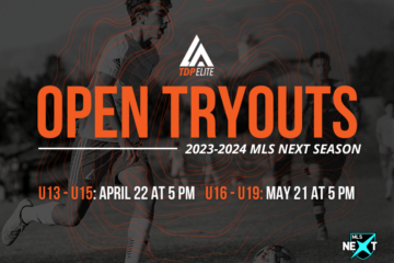 MLS NEXT Open Tryouts for the 2023/24 Season