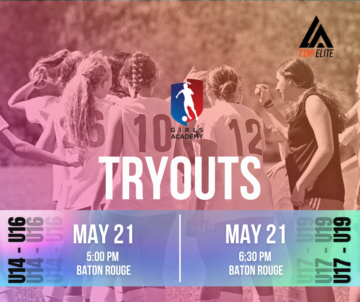 Updated GA Tryouts Details for LATDP Elite