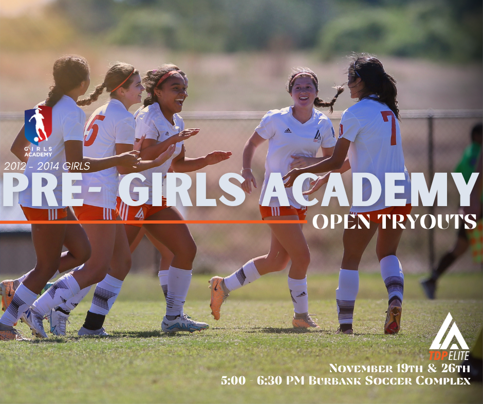 Pre-Girls Academy Tryouts Update