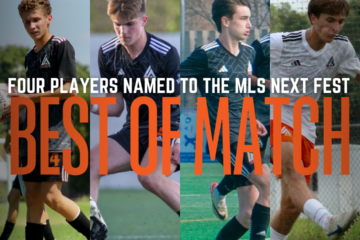 Four Players Named to MLS NEXT Fest Best of Match