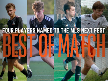 Four Players Named to MLS NEXT Fest Best of Match